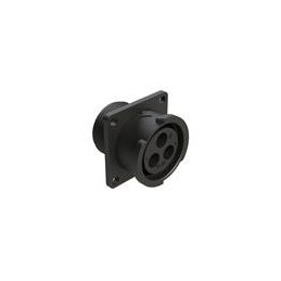 1 pcs : FLS014N3S03 - Standard Circular Connector 3 POS SQUARE FLANGE RECEPT