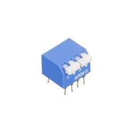 1 pcs : MPG302B - DIP Switches/SIP Switches 2POS DPST 0.025A 24VDC