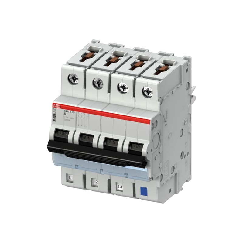 1 pcs - ABB SMISSLINE TP MCB, 4P, 415A Curve K, 415V AC