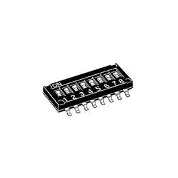 1 pcs : A6H-8101-PM - DIP Switches/SIP Switches Dip Switch
