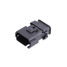 1 pcs : AT16-18PA-SR02 - Automotive Connectors 18 Position Receptac Cap, Keyed A, Black