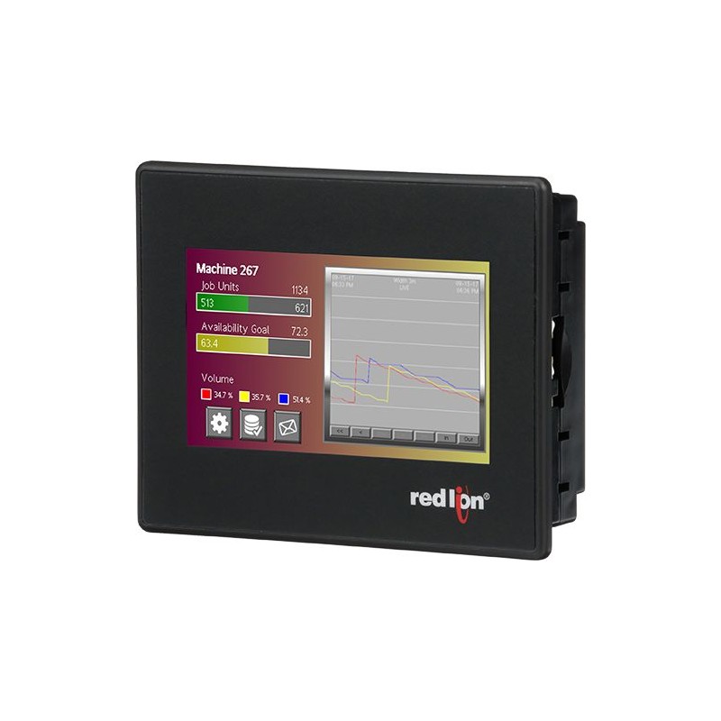 1 pcs - Red Lion CR3000 Series TFT Touch Screen HMI - 4.3 in, TFT Display