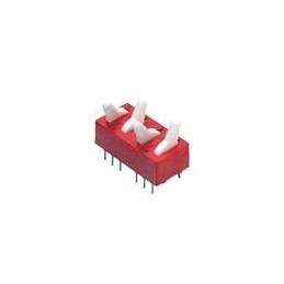 1 pcs : 76STD01T - DIP Switches/SIP Switches DIP Switch DPDT form D toggle DIP 1 Pos
