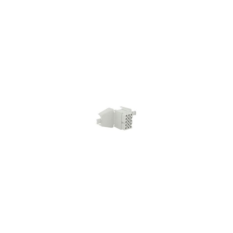 1 pcs : SMS15RDH3 - Headers & Wire Housings 15P QIKMATE RECPT STRAIN RELIEF HOOD
