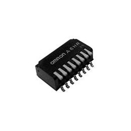 1 pcs : A6HR-0104-PM - DIP Switches/SIP Switches Dip Switch
