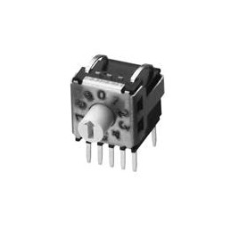 1 pcs : A6KSV-164RS - DIP Switches/SIP Switches SMT 5x2 Terminal 16P Side, Ext Shaft, Wh