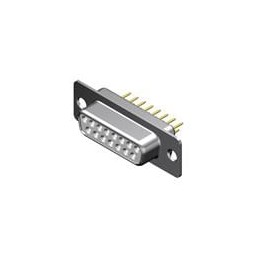 1 pcs : 172704-0064 - D-Sub Standard Connectors FCT DSUB STR PC RCPT 15 PN