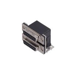 1 pcs : DLS2SS5AN21X - D-Sub Dualport Connectors DSUB DUALPORT SLDRPN ANG 15.88mm SPACING