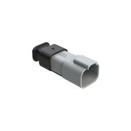 1 pcs : AT04-4P-SR01GRY - Automotive Connectors 4-Way Plug End Cap, Black