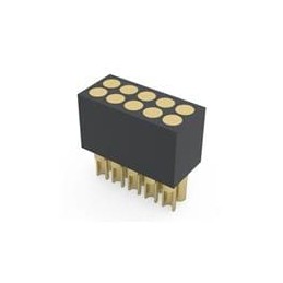 1 pcs : 857-10-010-10-003000 - Headers & Wire Housings .050Pitch DR 10 PinSoldercup Target Conn