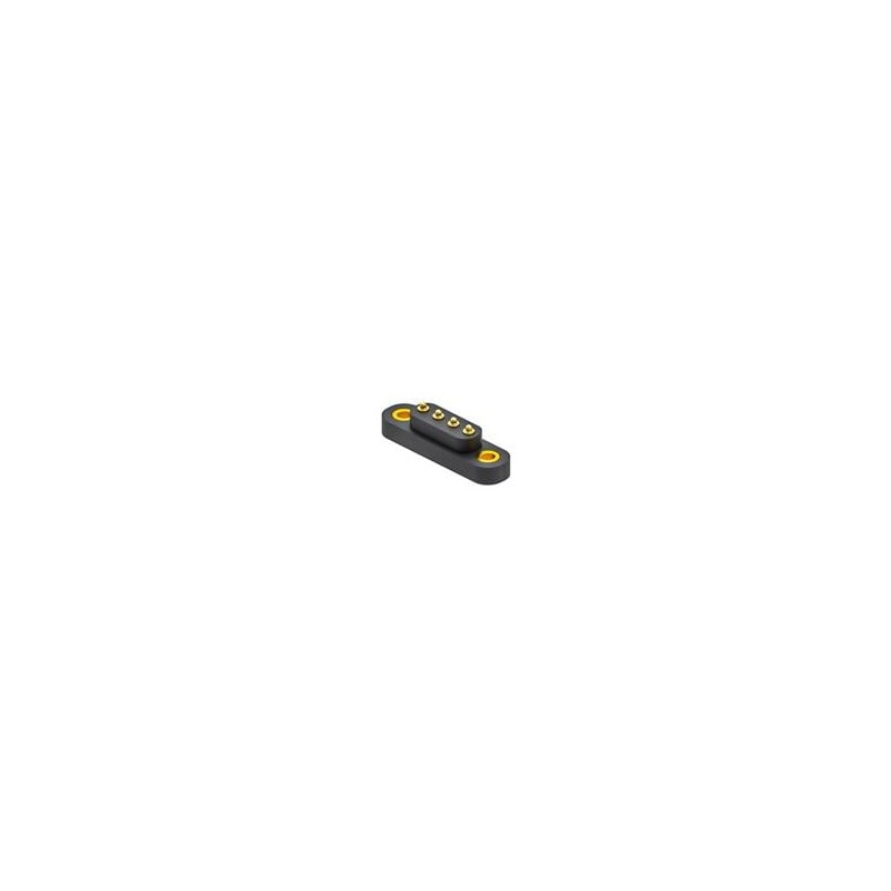 1 pcs : 858-22-004-80-011101 - Headers & Wire Housings Spring-Loaded Header VertMt Sldrless 4Pi