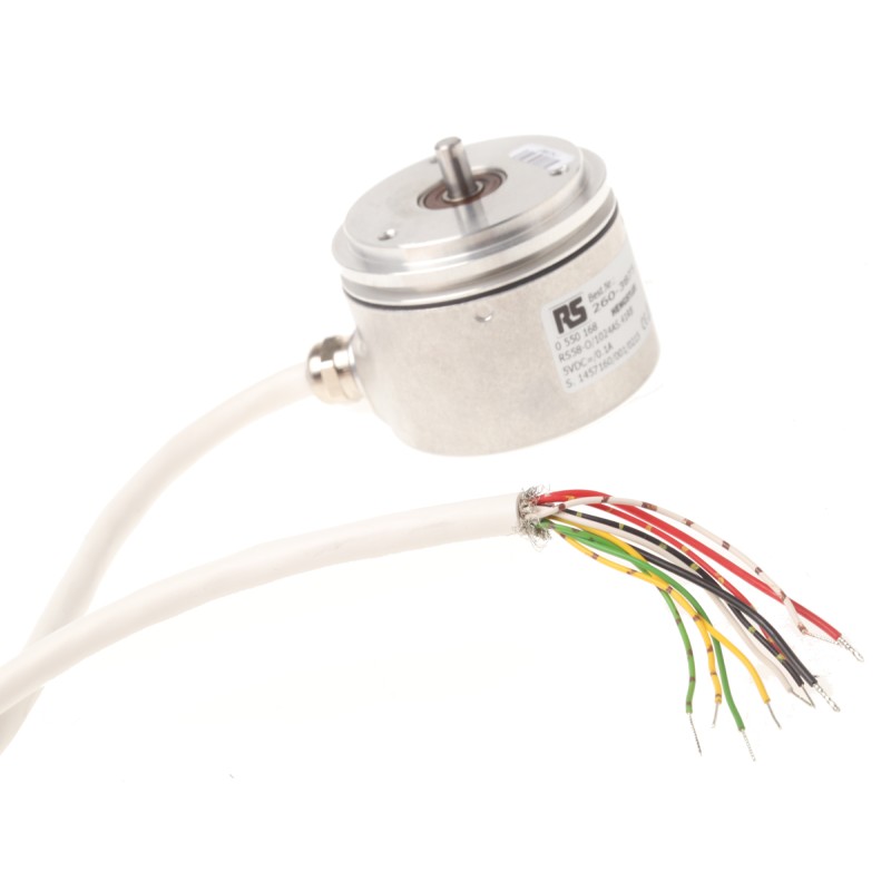 1 pcs - Hengstler RI58-O Series Incremental Incremental Encoder, 1024 ppr, Push Pull Signal, Solid Type, 6mm Shaft