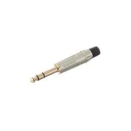 1 pcs : ACPS-KN-AU - Phone Connectors 1/4' K SERIES PHONE STR STEREO GOLD