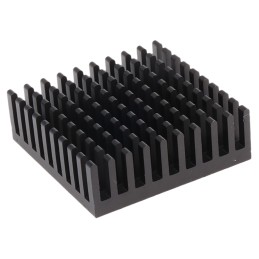1 pcs - Heatsink, Universal Square Alu, 9.8K/W, 36 x 36 x 12.3mm, Adhesive Foil, Conductive Foil