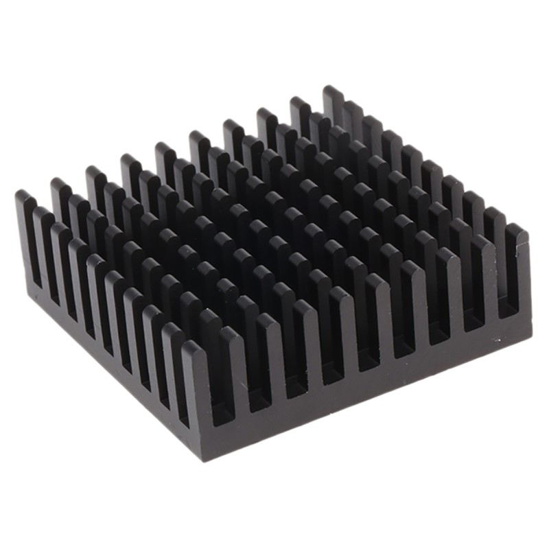 1 pcs - Heatsink, Universal Square Alu, 9.8K/W, 36 x 36 x 12.3mm, Adhesive Foil, Conductive Foil