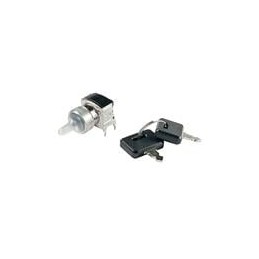 1 pcs : SK12BG30 - Keylock Switches SPDT ON-NONE-ON R/A