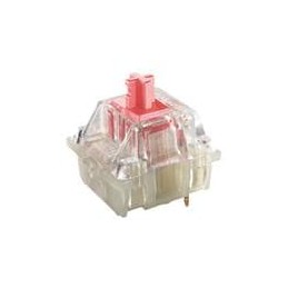 1 pcs : MX3A-L1NA - Pushbutton Switches MX Silent, RGB, Red Stem, Full Travel Mechanical KeyswitchSoft Linear Feel, 45cN, clear 