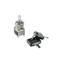 1 pcs : SK12AG13 - Keylock Switches SPDT ON-NONE-ON 3A