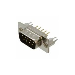 1 pcs : 772-E09-113R051 - D-Sub Standard Connectors IP67,9P M VERT NI W/CLINCH NUT 10