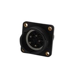 1 pcs : APC03-18-11P - Circular MIL Spec Connector CONNECTOR, PLASTIC, REAR MOUNT, SQUARE RECEPTACLE, LESS CONTACTS, 18-11, 5 PO