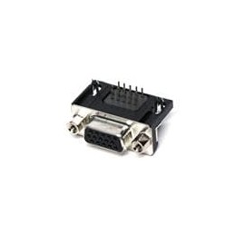 1 pcs : KF66X-E15S-NJ - D-Sub High Density Connectors .350 15P RECPT R/A BOARD LOCK J/S