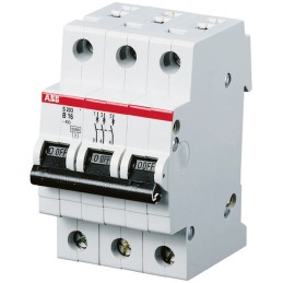 1 pcs - ABB System Pro M Compact S200 MCB, 4P, 6A Curve B, 400V AC, 6 kA Breaking Capacity