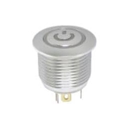 1 pcs : MPB16-CARP-1-JR-0V - Pushbutton Switches