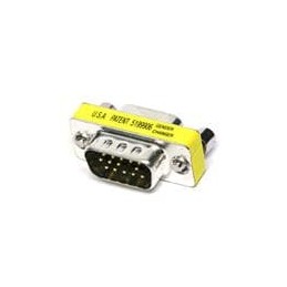 1 pcs : GCHDLP15M15F - D-Sub Adapters & Gender Changers Mini Gender Changer 15P HD Male-Female