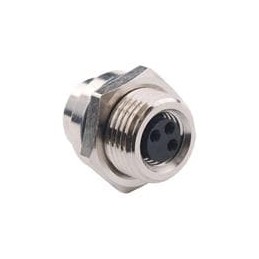 1 pcs : 855-003-203R001 - Circular Metric Connectors M8 3 P F S/C PNL MNT REAR G/F