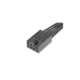 1 pcs : 219658-1083 - Rectangular Cable Assemblies Female-Female (OTS) Cbl Assy Dual Row 300mm Tin Plating 8 Ckt Blk