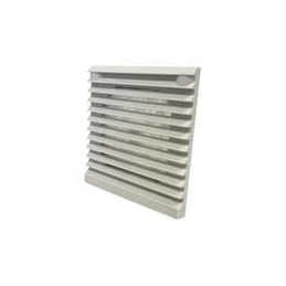 1 pcs : LFG80 - Fan Filters & Accessories Snap-On Louvered Fan Guard Kit: 80mm Fan, Flame Resistant UL94V-0, UV Protection
