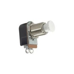 1 pcs : P27F-BL - Pushbutton Switches 1-pole, OFF - (ON), 3A/6A/ 3/4A 250VAC/125VAC/125VAC not HP rated, Non-Illuminated Black P