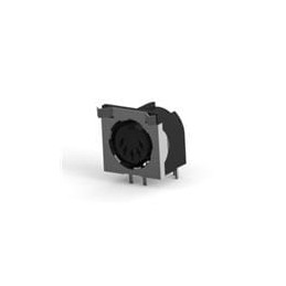 1 pcs : 5750477-1 - Circular DIN Connectors C-DIN 05P REC R/A T/H