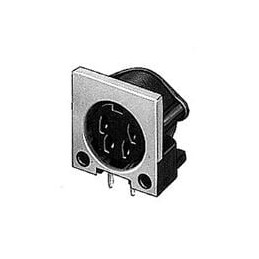 1 pcs : 62PC8FS - DIN Connectors 8P R/A SHLD CONN