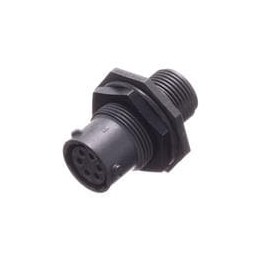1 pcs : RTS710N6S03 - Standard Circular Connector RECEPTACLE JAM NUT SIZE 10 6POS SOCKET