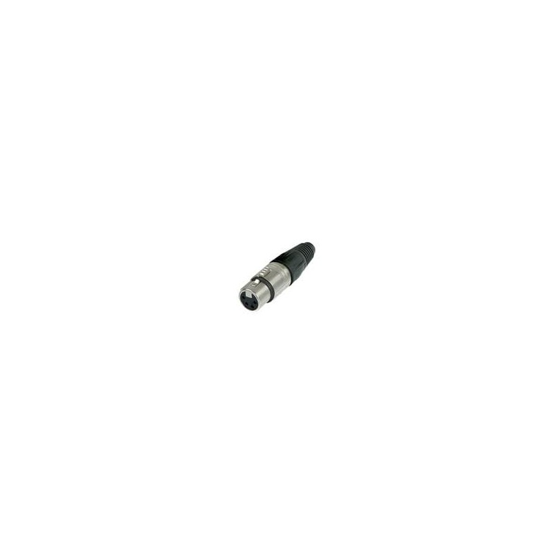 1 pcs : NC4FX - XLR Connectors 4C FEMALE NICKEL SILVER CONTACTS