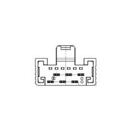 1 pcs : 464237-E - Headers & Wire Housings 10-PIN,FEMALE,IDC22POSITIVER/A