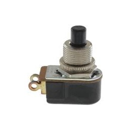 1 pcs : P26A-1D-BL - Pushbutton Switches SP OFF-(ON) SOLDER