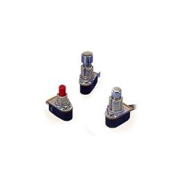 1 pcs : P26F-1D-RND MTL - Pushbutton Switches 1 POLE OFF - (ON) round metal