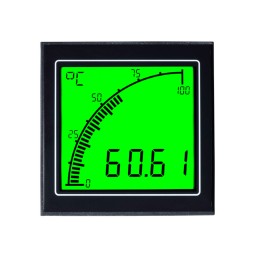 1 pcs - Trumeter LCD Temperature Indicator for Temperature, 68mm x 68mm
