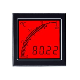 1 pcs - Trumeter LCD Temperature Indicator for Temperature, 68mm x 68mm
