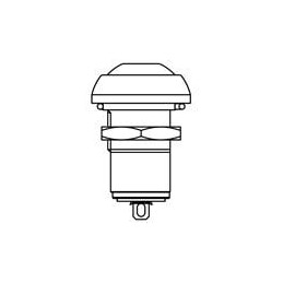 1 pcs : IPR1SAD2 - Pushbutton Switches SEALED PB BLACK