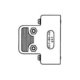 1 pcs : DA-C8-J10-B2-1R - D-Sub Backshells JUNCTION SHELL D-SUB