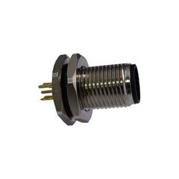 1 pcs : SS-12000-004 - Circular Metric Connectors M12 A-Code Male Receptacle 5Contacts