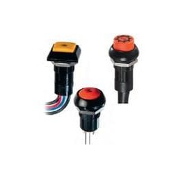 1 pcs : IPR1SAD3 - Pushbutton Switches SPST 2A 125VAC