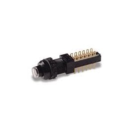 1 pcs : ZF4UEEBF11010108 - Pushbutton Switches 4PDT Central Mounted Alternate(Push-Push