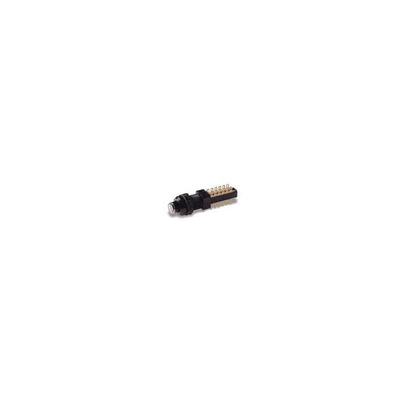 1 pcs : ZF4UEEBF11010108 - Pushbutton Switches 4PDT Central Mounted Alternate(Push-Push