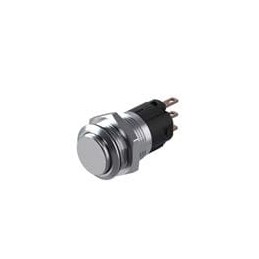 1 pcs : 82-4161.1000 - Pushbutton Switches 82-4161.1000.pushbutton.momentary.16 mm.stainless steel.flush/raised.no LED.no colour