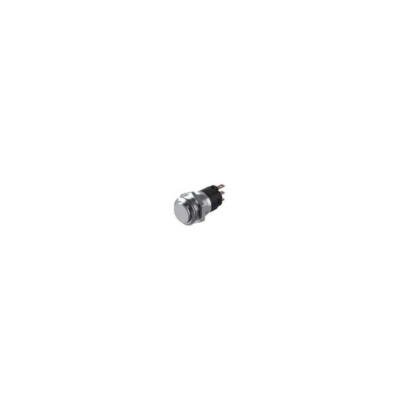 1 pcs : 82-4161.1000 - Pushbutton Switches 82-4161.1000.pushbutton.momentary.16 mm.stainless steel.flush/raised.no LED.no colour