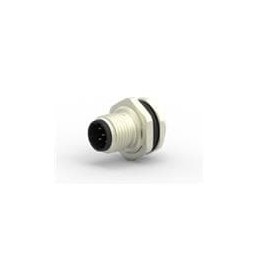 1 pcs : T4130512051-000 - Circular Metric Connectors M12,REAR MOUNT,MALE D,5P,SOLDER WIRE